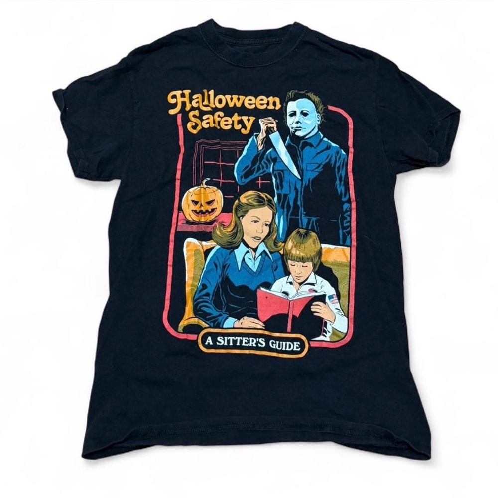 Steven Rhodes Halloween Safety Graphic T-Shirt